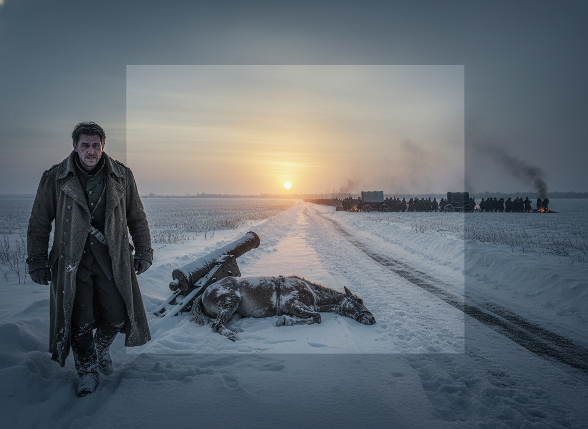 Правда сложнее. Летняя жара, эпидемии, гениальная тактика русских полководцев. И один маршал — Евгений Богарне, пасынок Наполеона, — который не пришёл на помощь в битве под Малоярославцем. Если бы он выполнил приказ, Наполеон прорвался бы на юг, к неразорённым губерниям.