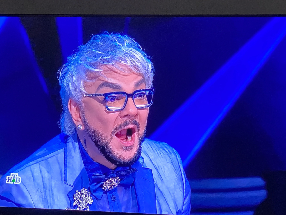 Член жюри, конечно, Киркоров. Фото с экрана программы. 