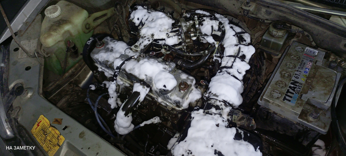 мойка двигателя