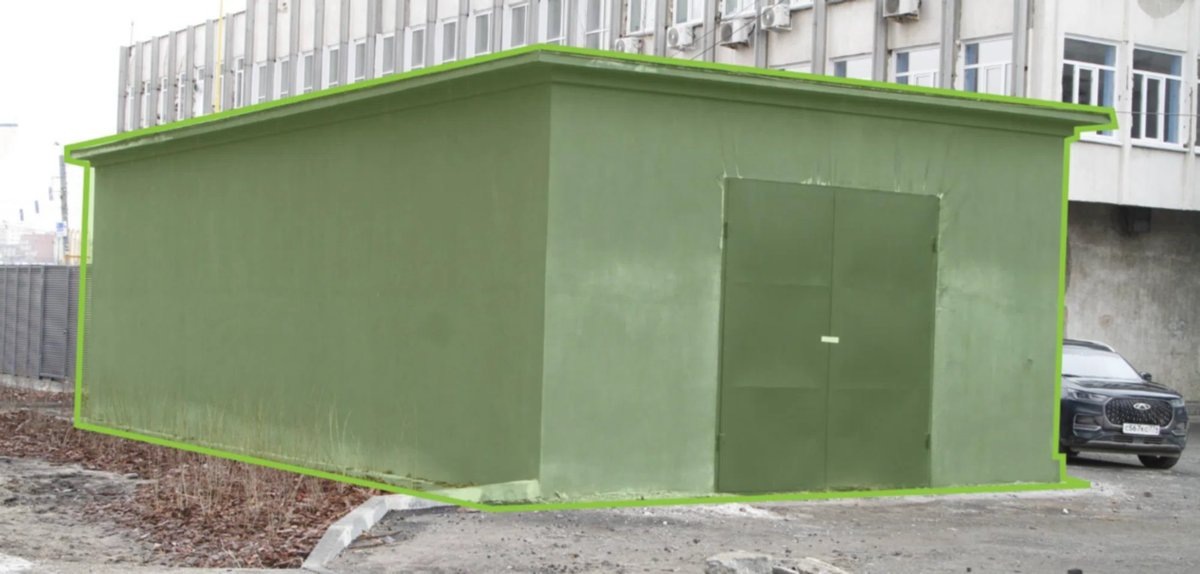    Площадь земли под гаражом - 100 квадратных метров, самого гаража - 65,5 «квадратов»