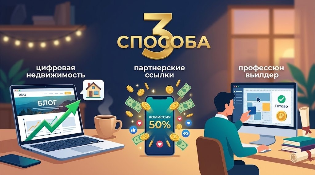 Сайт-блог, партнерки или лендинги на заказ? Что выбрать новичку 