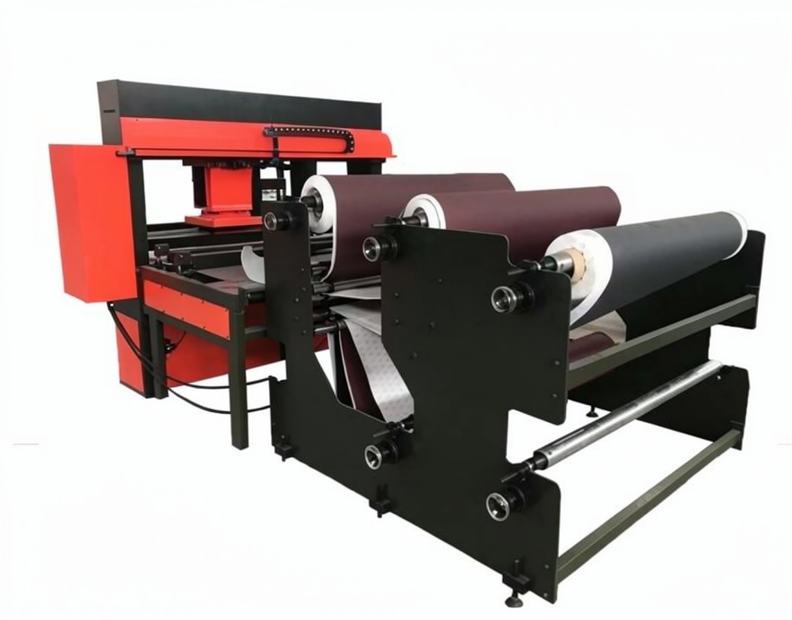 Станок для производства шлифовальных кругов на липучке (велкро) 