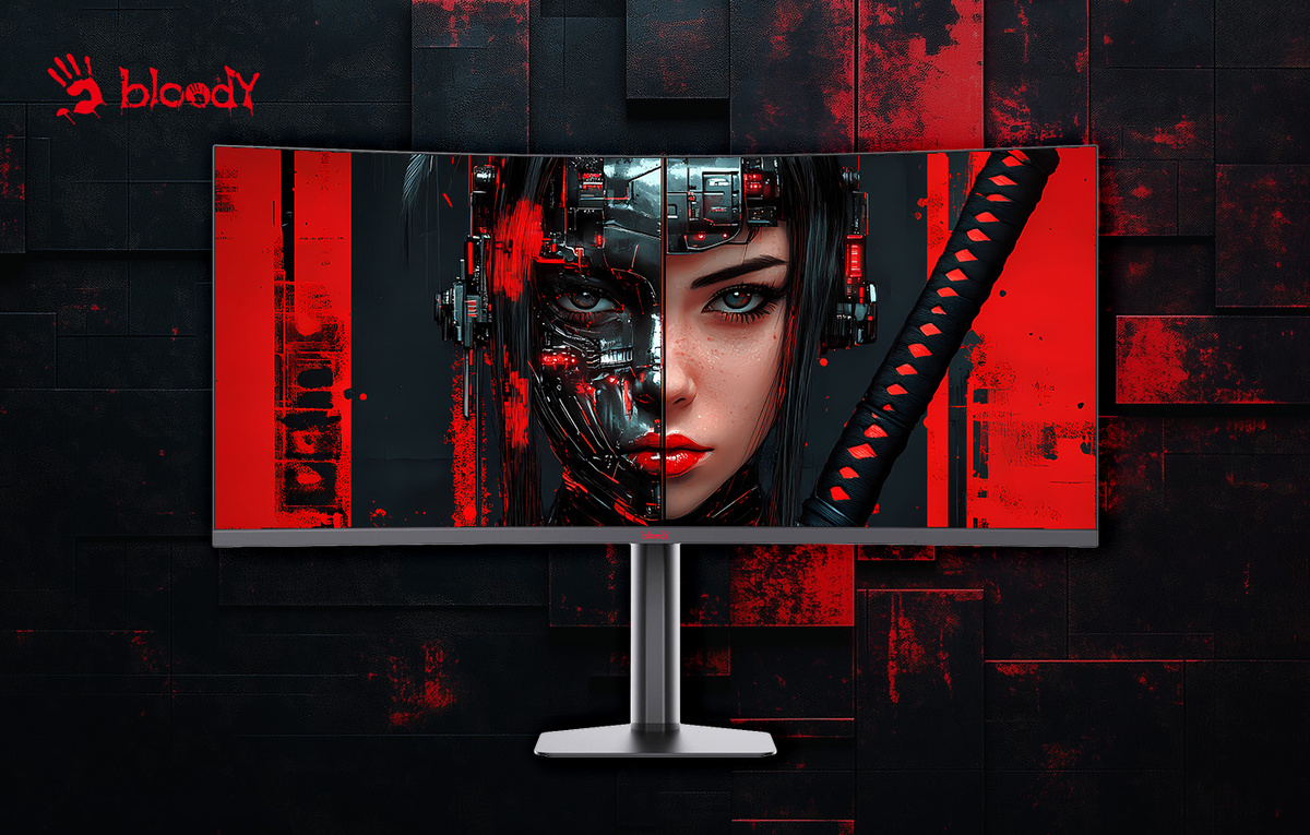 Ультраширокий формат 21:9, кривизна 1000R и частота обновления 180 Гц.