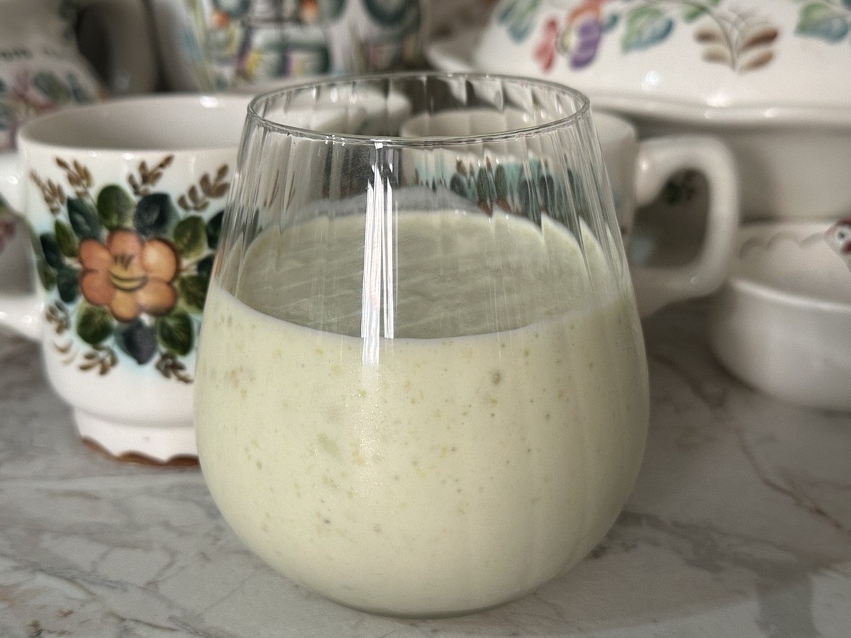 Кефирно-фруктовый смузи. Фото автора