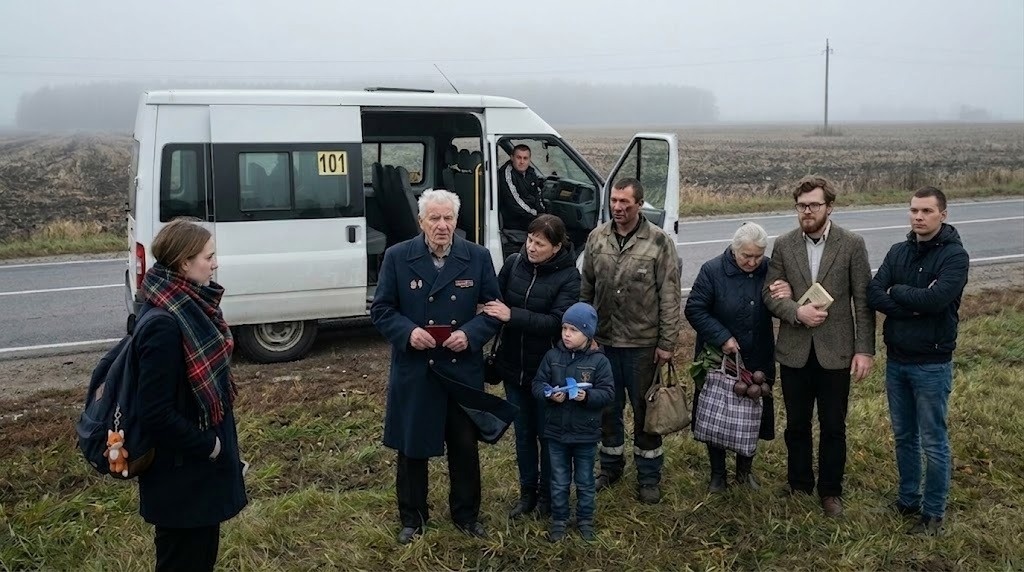 Так и стояли на обочине, обдуваемые холодным октябрьским ветром