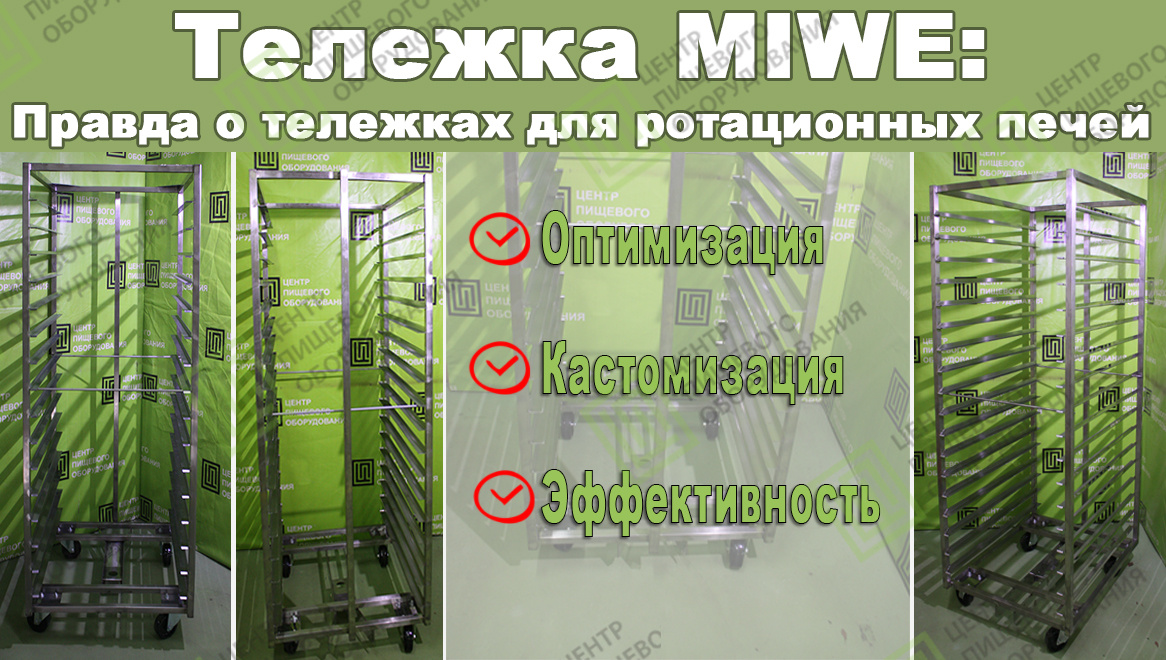 Тележки для ротационной печи MIWE