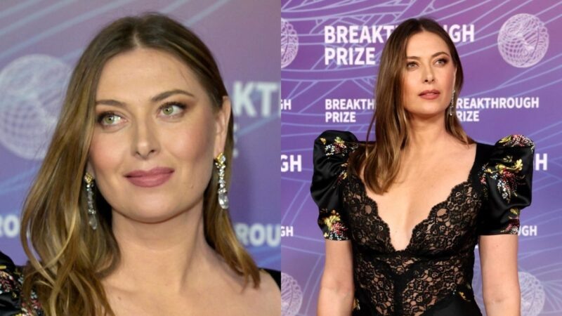    Элегантный выход Марии Шараповой на церемонии Breakthrough Prize.