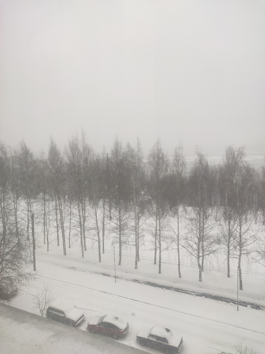 Вид из окна.