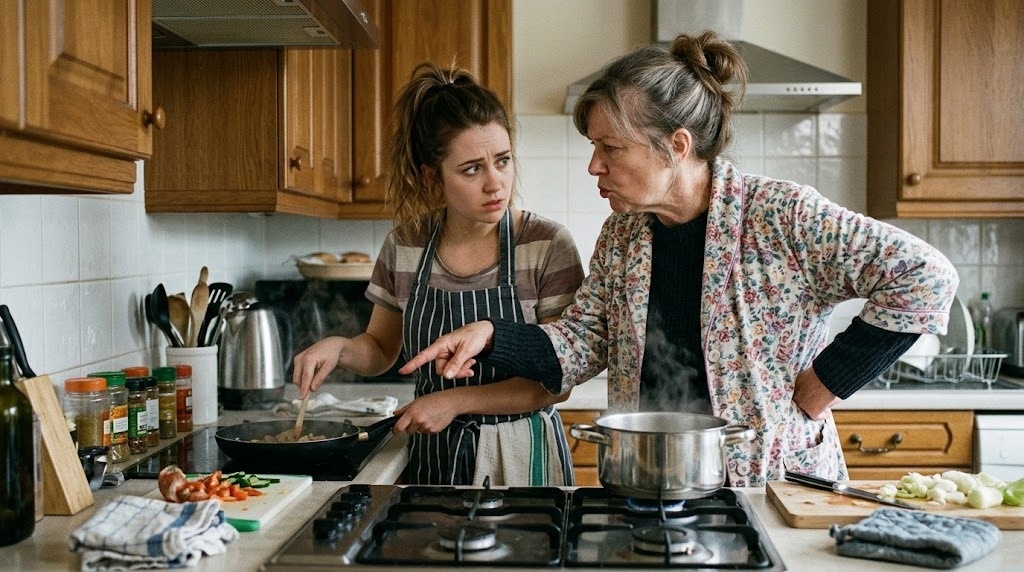 Свекровь учила меня готовить