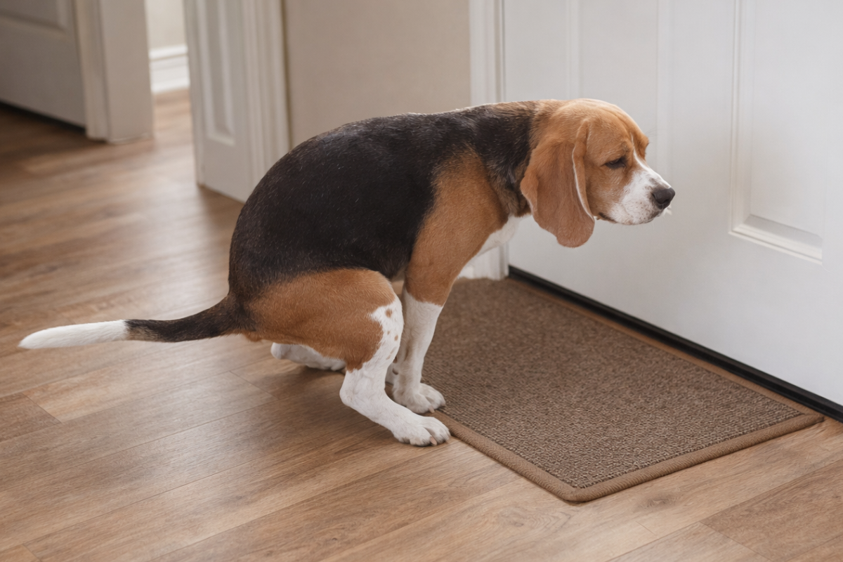 Как понять, что собака хочет в туалет