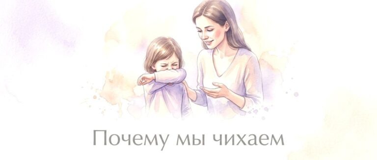    Иллюстрация к материалу: Почему дети чихают: простое объяснение и что важно знать родителям