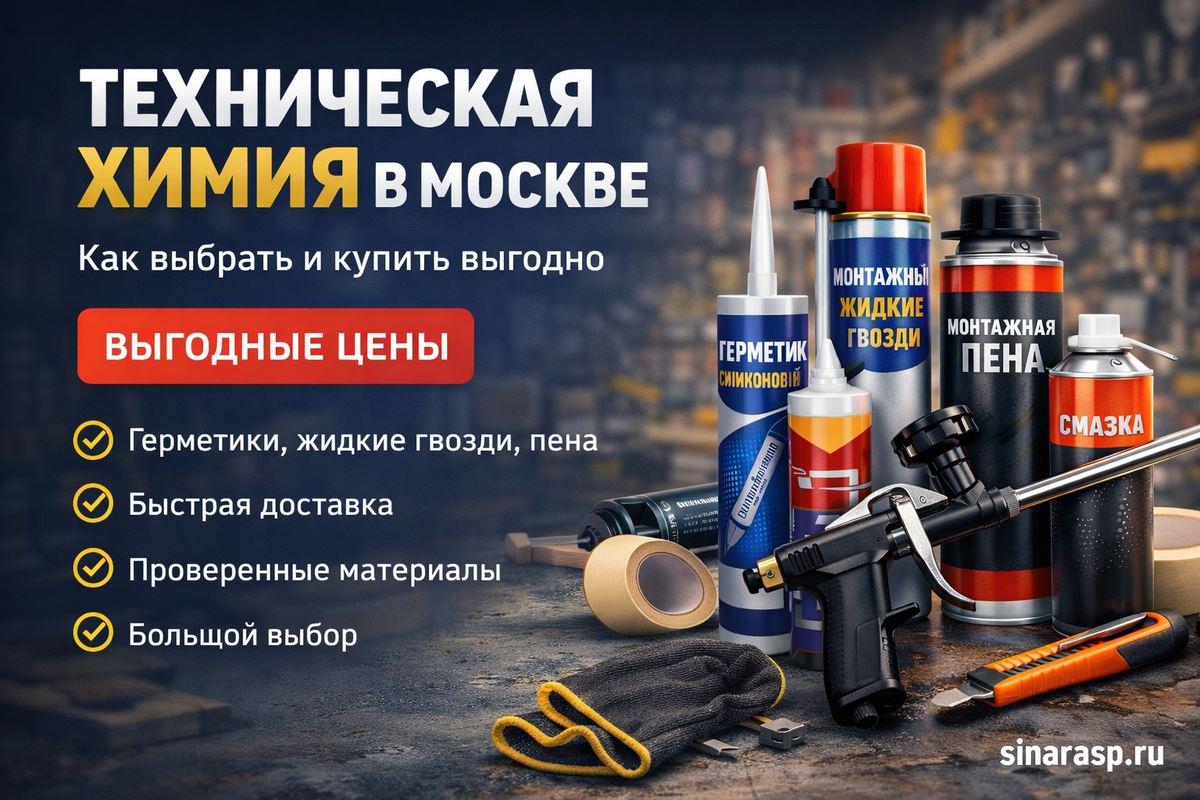 Техническая химия в Москве: как выбрать и купить выгодно