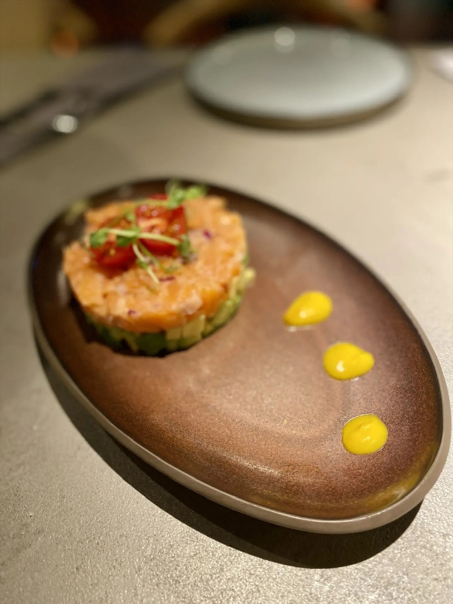 Тар-тар из лосося "Еврейский музей и центр толерантности"