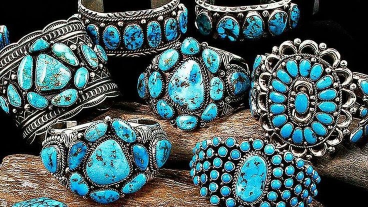Украшения с бирюзой. Фото in.pinterest.com