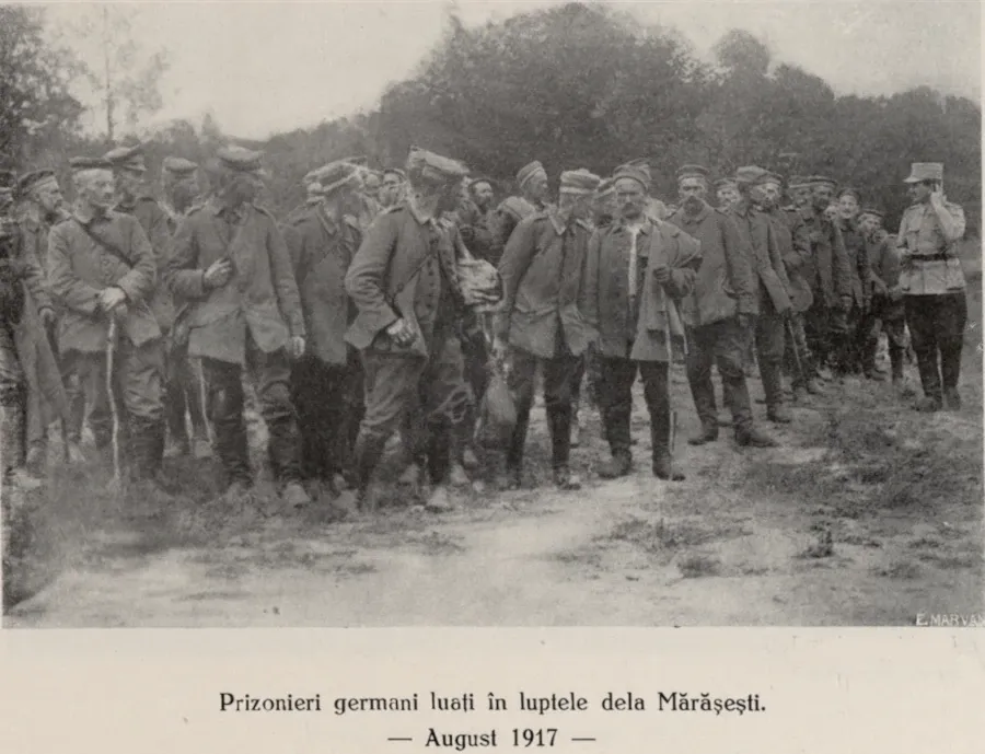 Немецкие военнопленные, захваченные во время сражений при Мэрэшешти