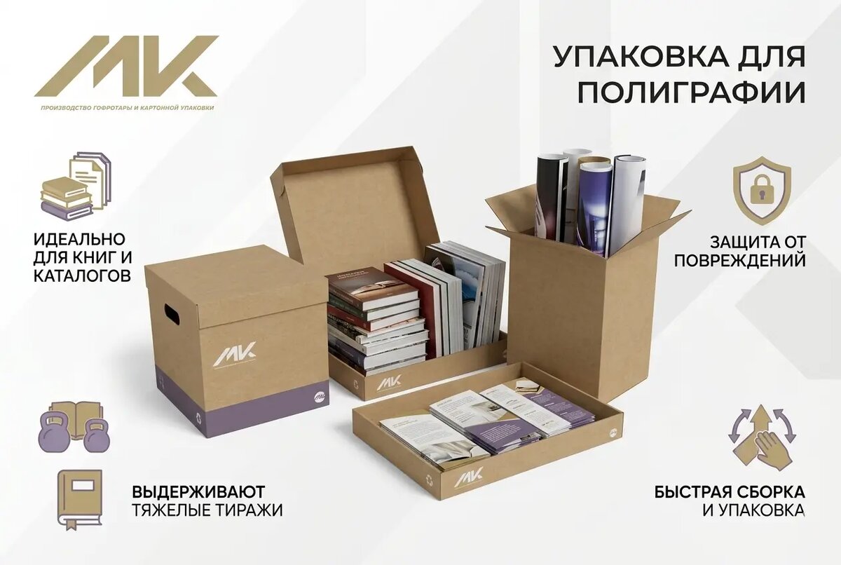 Упаковка для печатной продукции