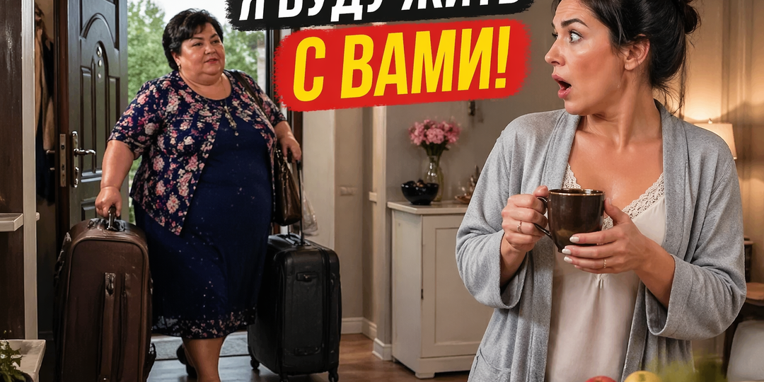 Свекровь заехала к нам с чемоданами. Муж сказал: «это нормально»