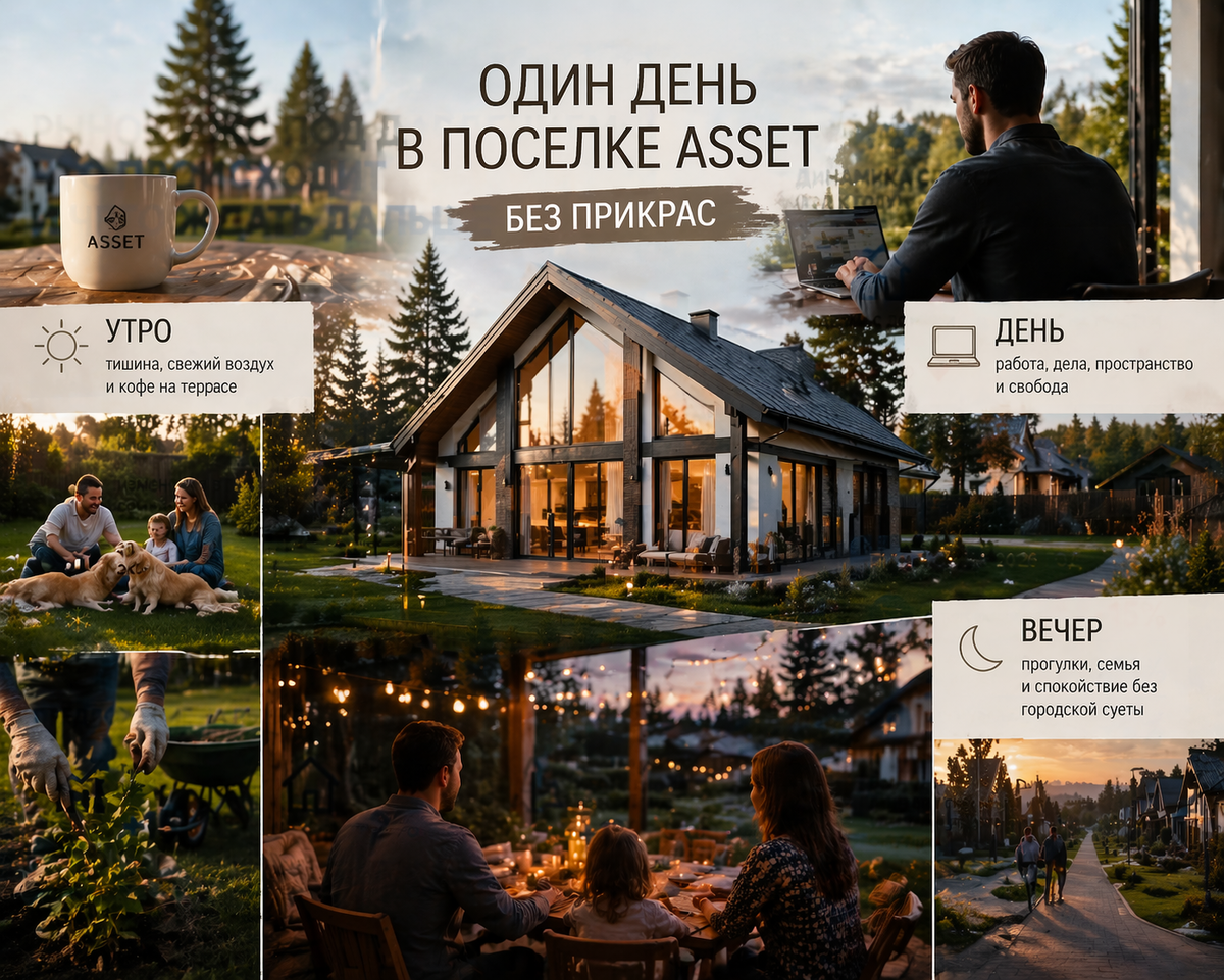 Один день жизни в поселке ASSET — без прикрас