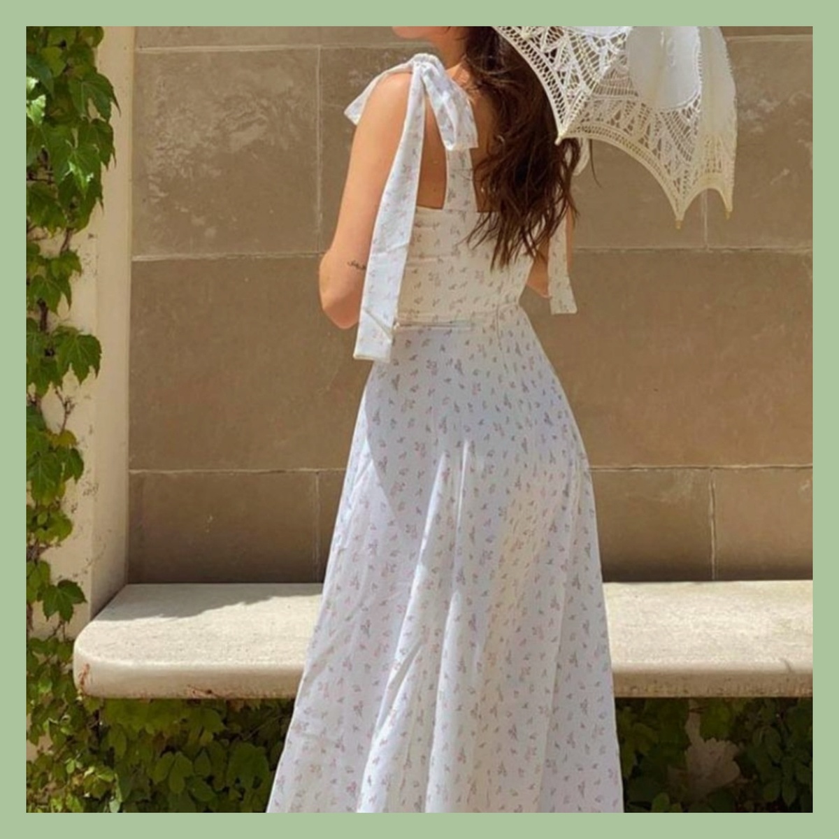 Этот же сарафан, только в белом цвете. В нем хочется провести все лето, просто не снимая его. Фотоколлаж автора статьи