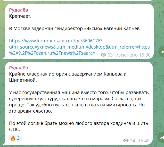 телеграм-канал "Рудалев"