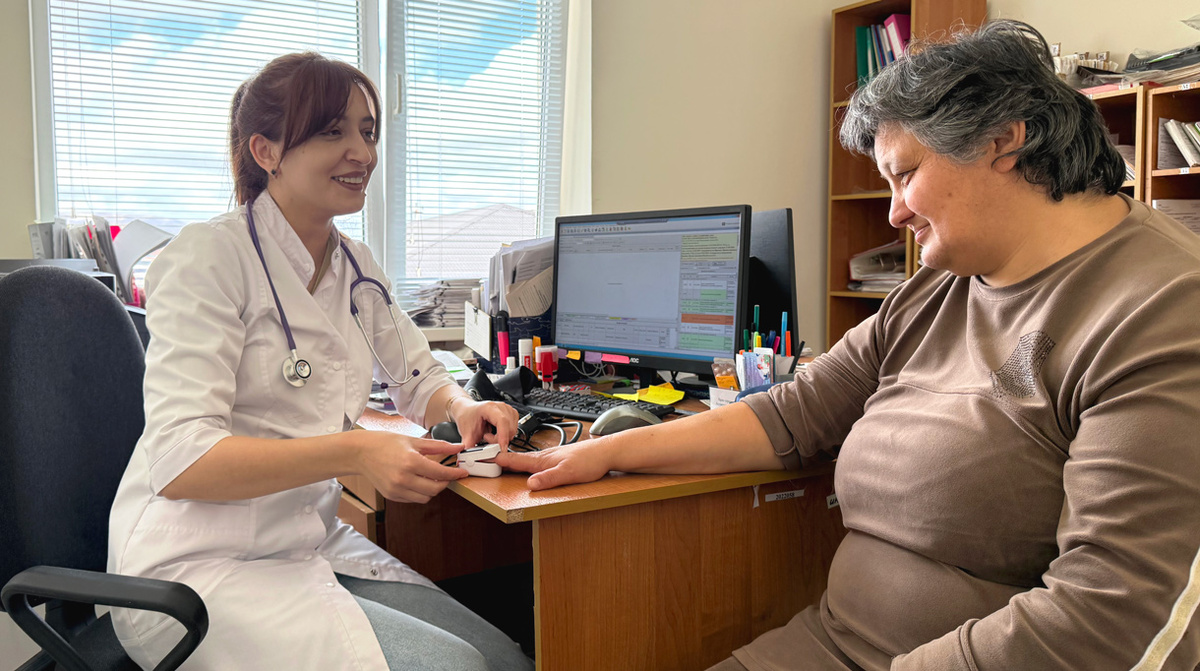 На приеме у терапевта Залины Аслануковой. Фото автора.