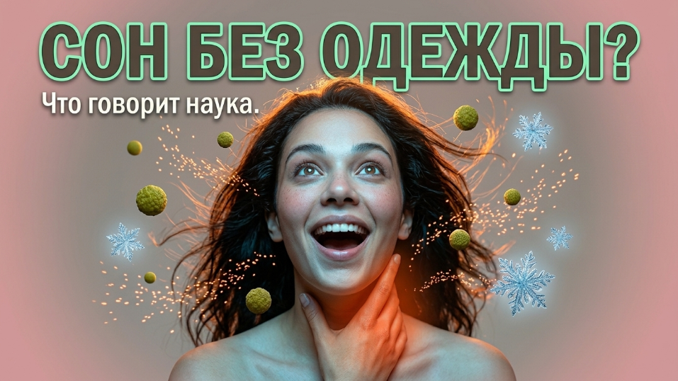 Сон без одежды: как влияет на здоровье и терморегуляцию