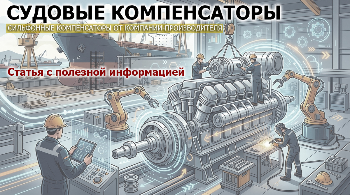 Судовые компенсаторы от компании ООО "Невафлекс"