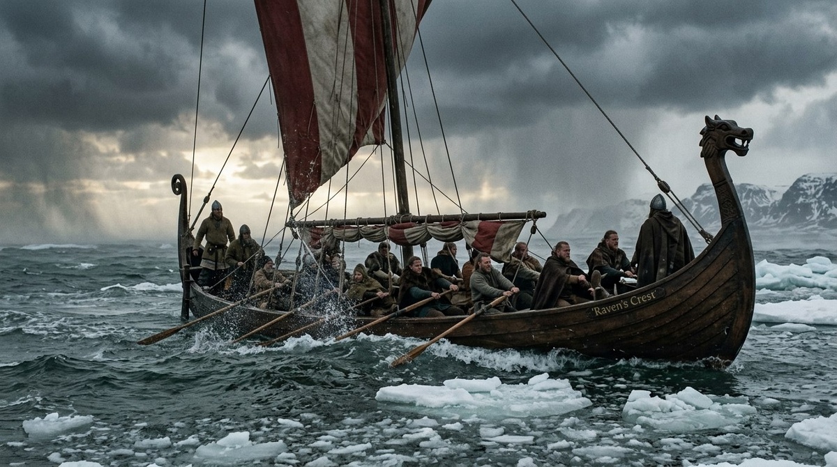 Драккары викингов были шедевром судостроения своего времени. На этих открытых лодках они пересекали Атлантику без компасов и карт