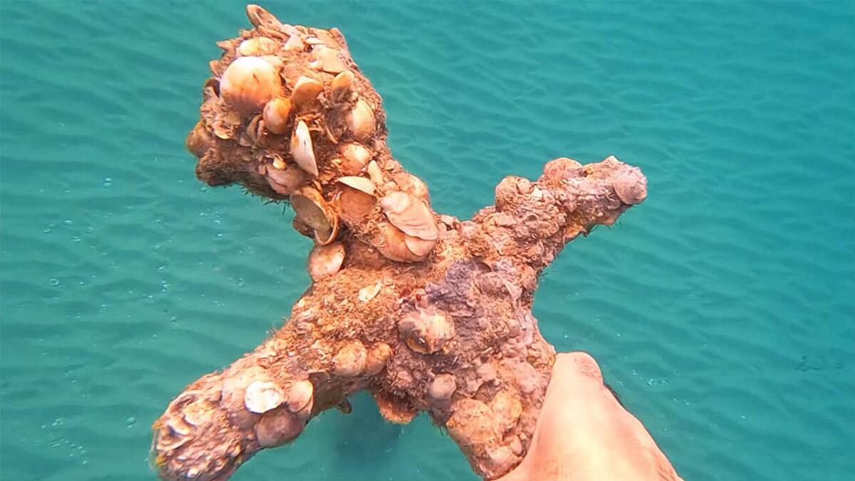 Меч, найденный Шломи Кацином в 2021 году