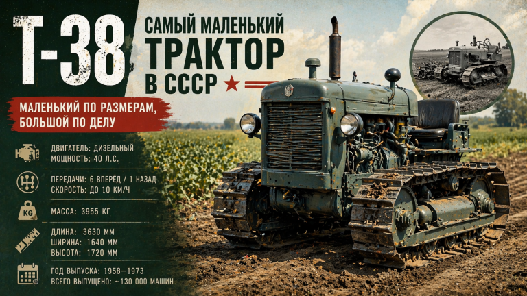 Т-38: маленький трактор для большой страны