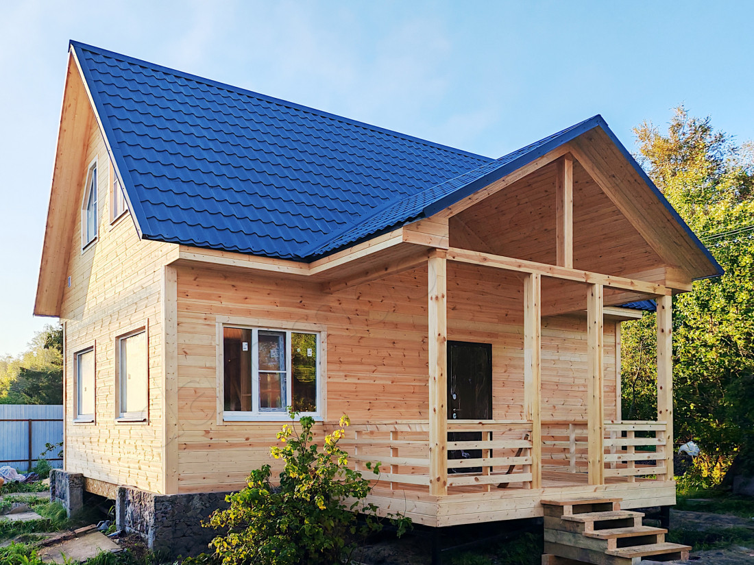 Каркасный дом в СНТ Ладога