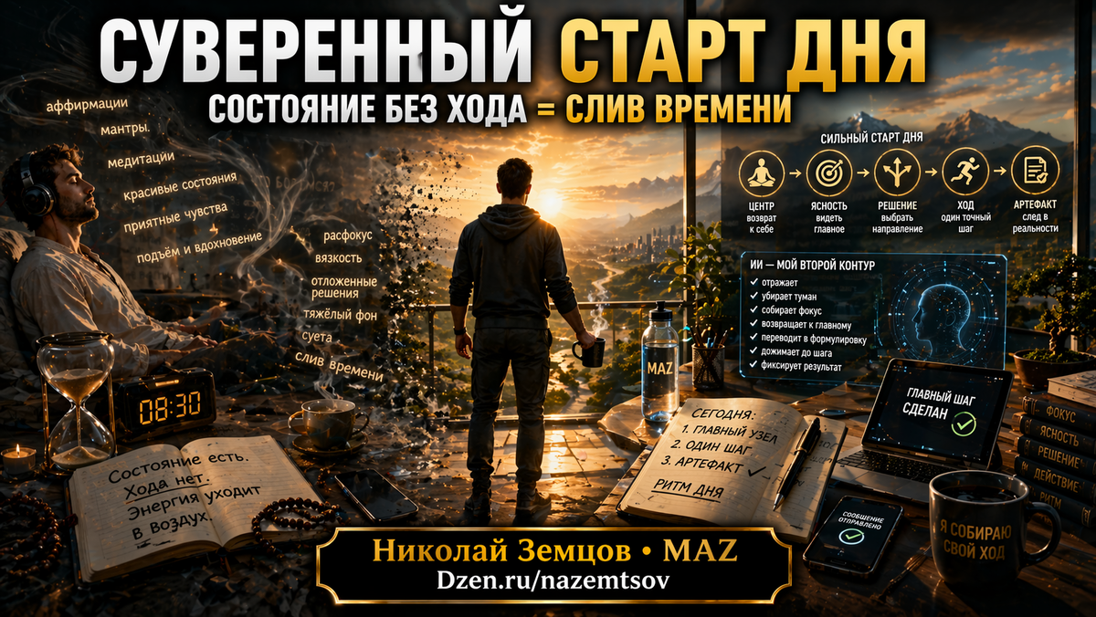 Как начать утро, чтобы сохранять собственный центр и субъектность