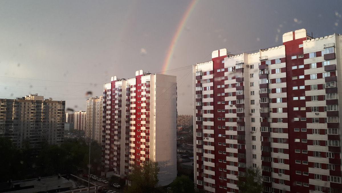 Дождь в Новопеределкино. Фото автора.