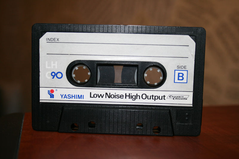 Странная кассета. Фото автора.