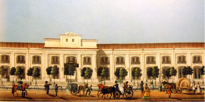 Большой Гостиный двор, Суконная линия в 1830-х гг.
