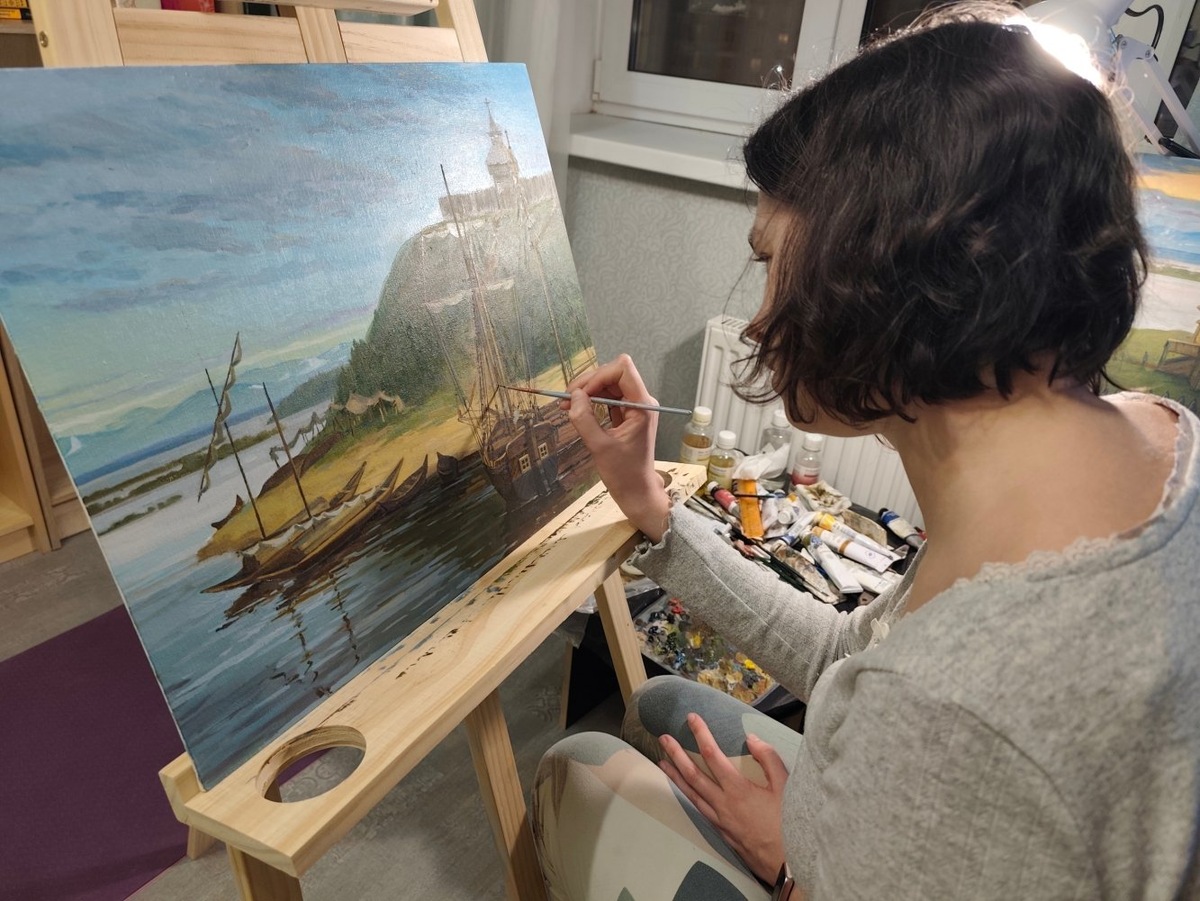    Тандемы югорских археологов и художников создают серии картин исторической живописи