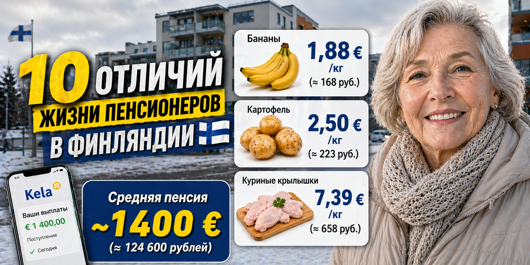 10 отличий жизни пенсионеров в Финлядии