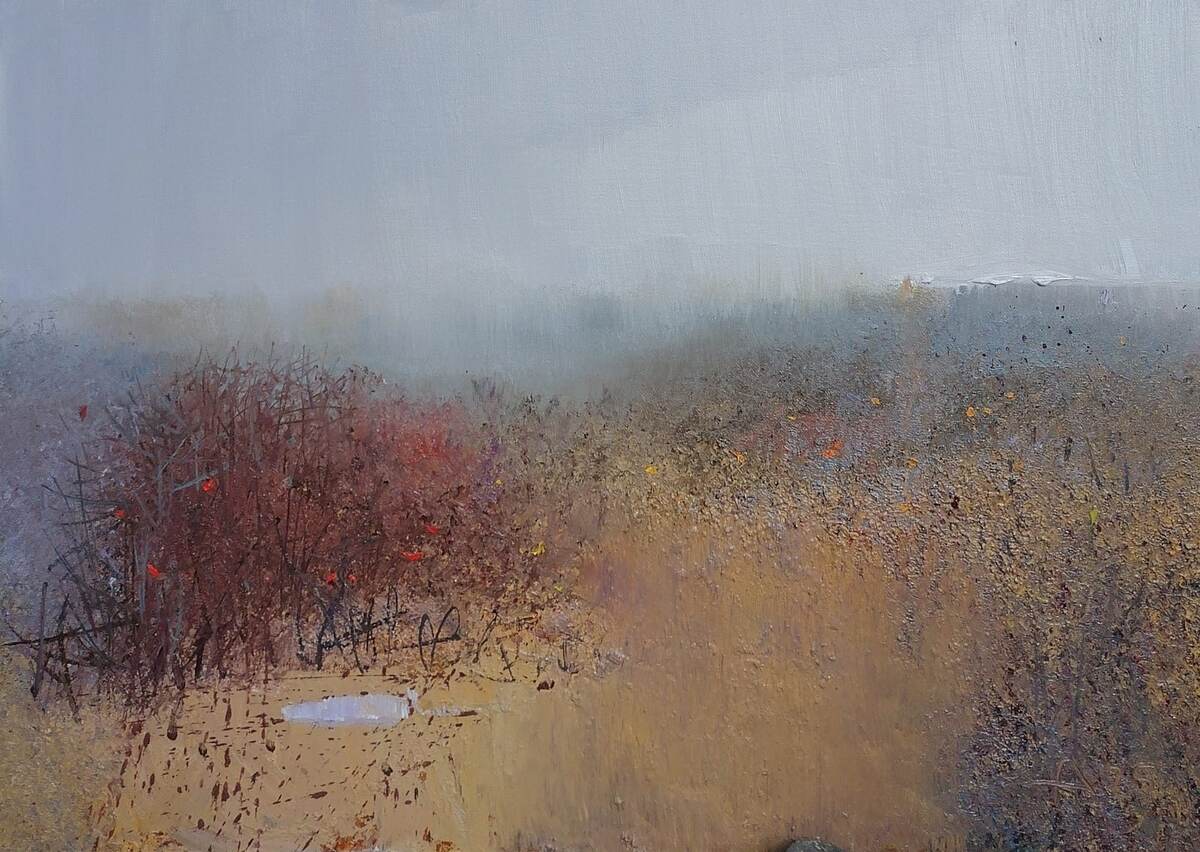 © Антон Братыкин. Льют дожди... Холст, масло.  50 х 70см.