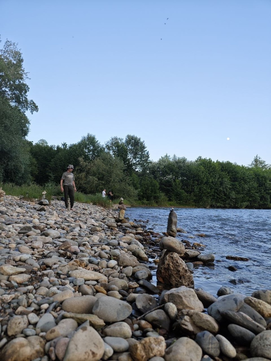 пляж реки Белой