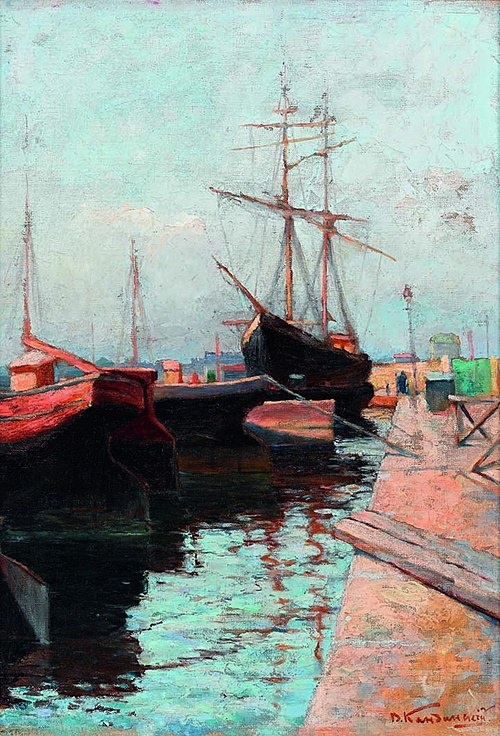 Василий Кандинский Порт в Одессе 1898 г