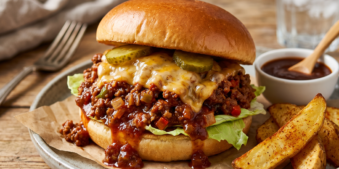 Классический бургер Sloppy Joe, он ещё: Растрепаный Джо, Неряшливый Джо.