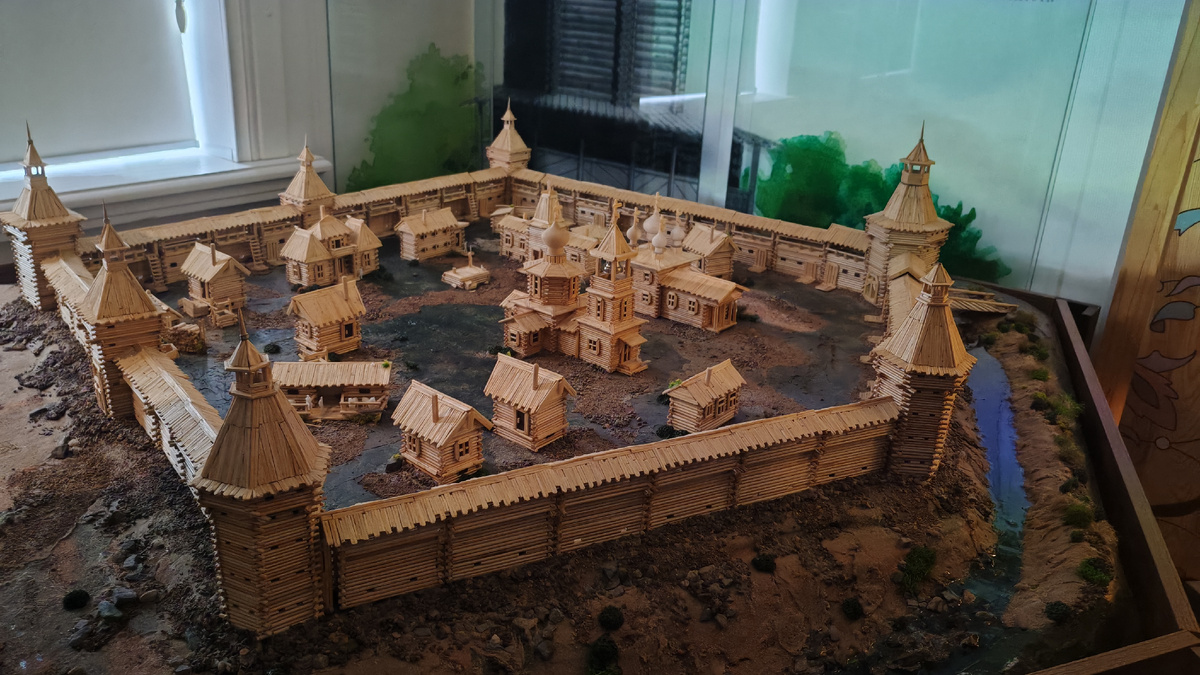 Макет древнего г. Алатырь. Фото автора.