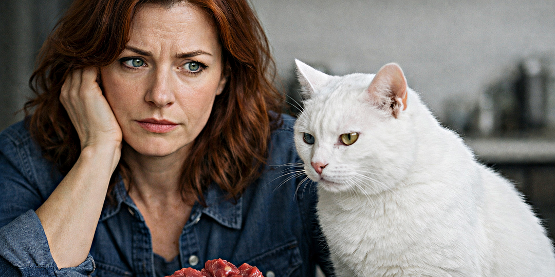 Почему сырое мясо с рынка опасно для кошки: 3 скрытые угрозы и каких избежать