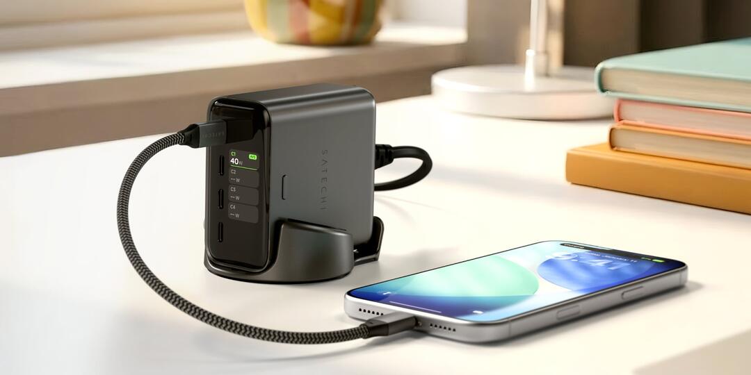 Мощная, стильная и недорогая: вышла настольная зарядка Satechi ChargeView на 140 Вт