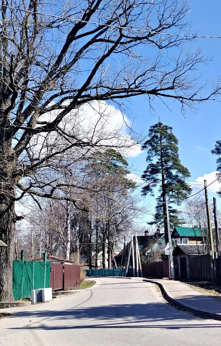 дорога через деревни