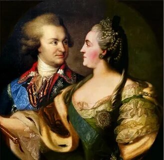Екатерина II и Григорй1 Потемкин