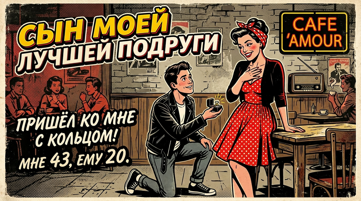 Сын моей лучшей подруги пришёл ко мне с кольцом