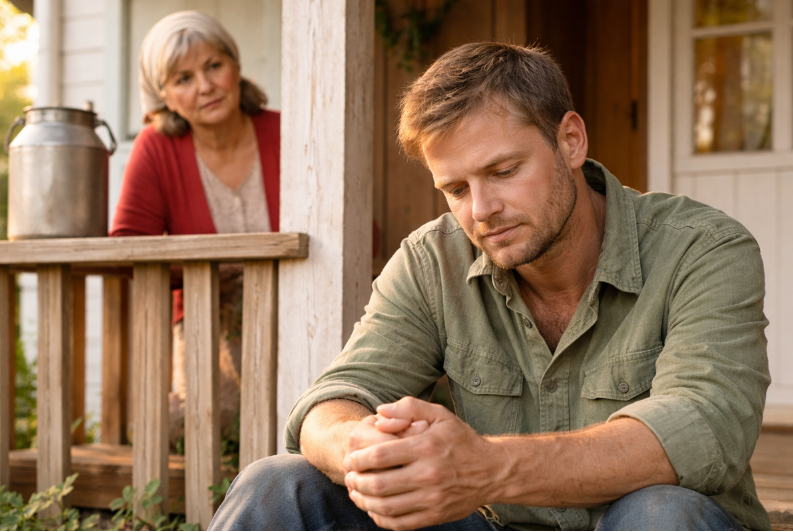 «Я знаю, что ты все подстроила», — сын сел на крыльцо и так сказал