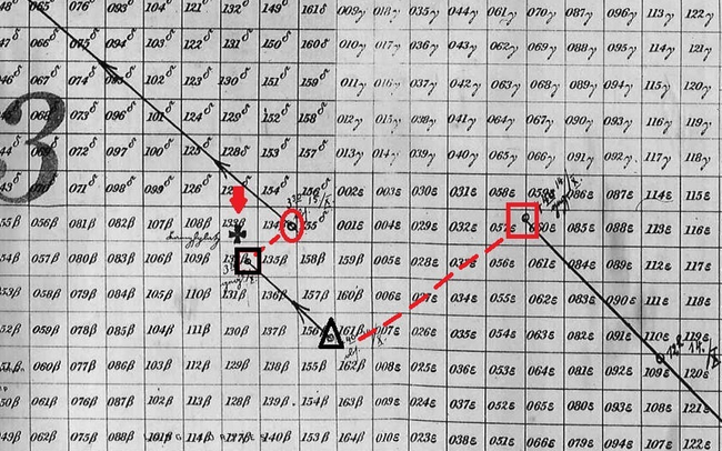 Схема движения U-9