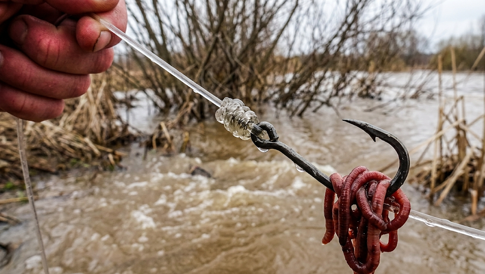 Забудьте о тонких поводках в апреле: показываю "брутальный" монтаж для весеннего коряжника